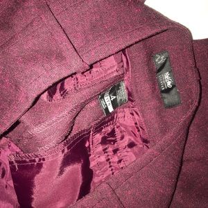 Maroon fall trousers